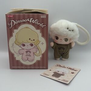 Dimoo Crush on Coffee Plush/Bag Charm x Pop Mart. Confirmed Coconut Latte. NEW